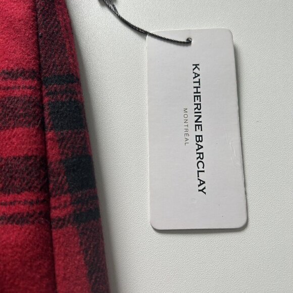 Katherine Barclay Montreal Women's Red Black Plaid Skirt Size 6 - Picture 7 of 8